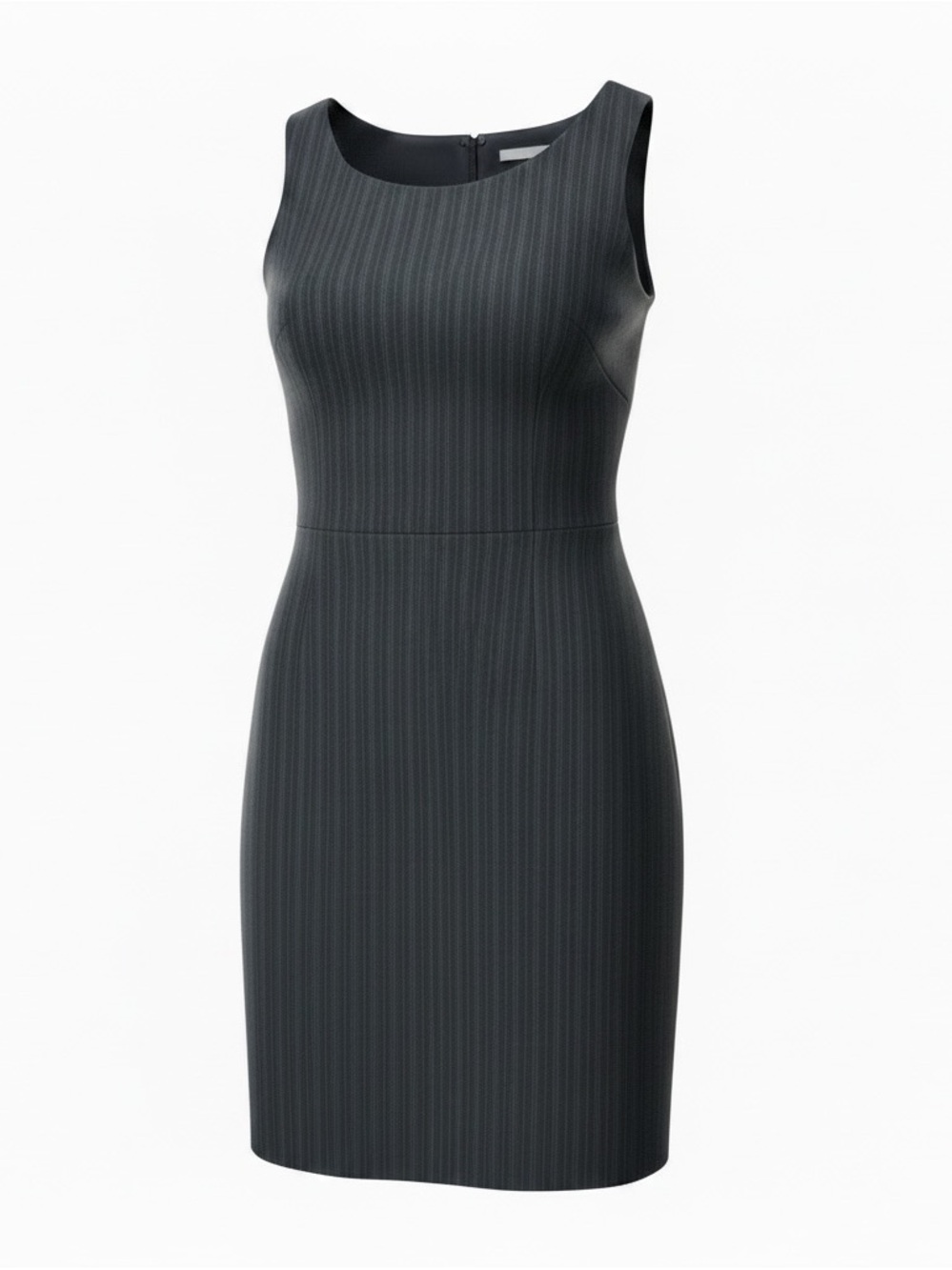 Theory Sleeveless Fitted Wool Dress